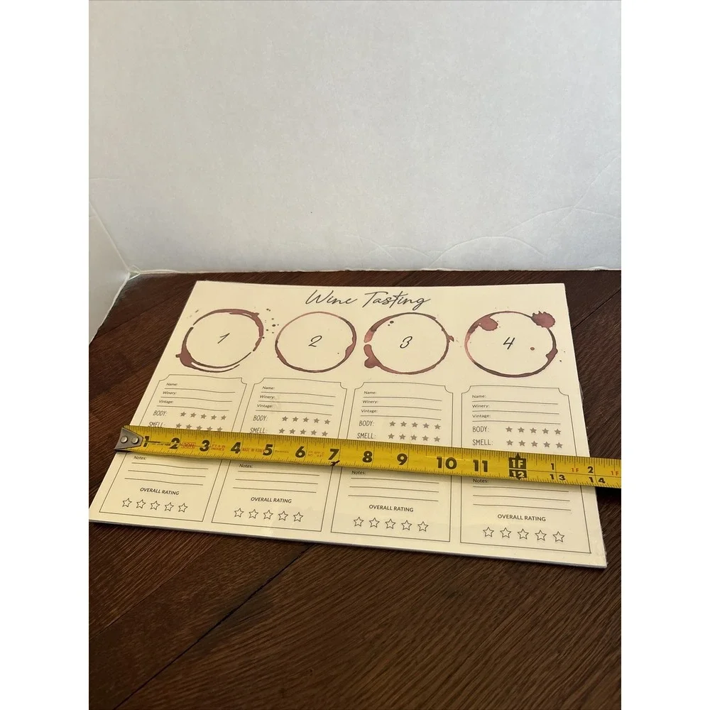 Santa Barbara Design Studio VINO 1948 Wine Tasting Placemats 24-Count Paper